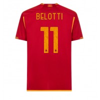 Moški Nogometni dresi AS Roma Andrea Belotti #11 Domači 2023-24 Kratek Rokav